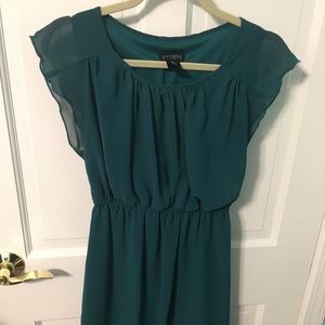 Teal dress